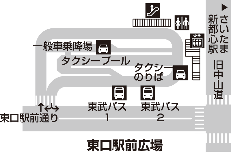 バス・タクシー乗り場
