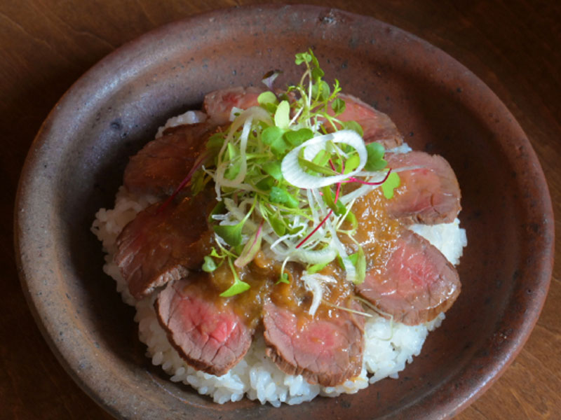 ステーキ丼コース