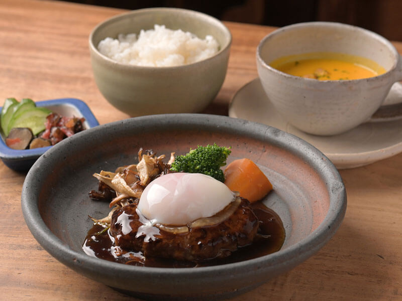 スパイシーハンバーグ Bセット