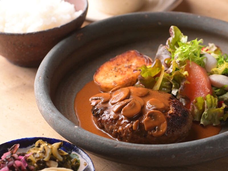 国産牛手ごねハンバーグ Bセット